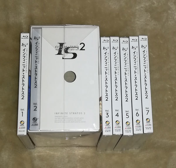 新品 Blu-ray インフィニット・ストラトス2 初回版 全7巻セット拍卖