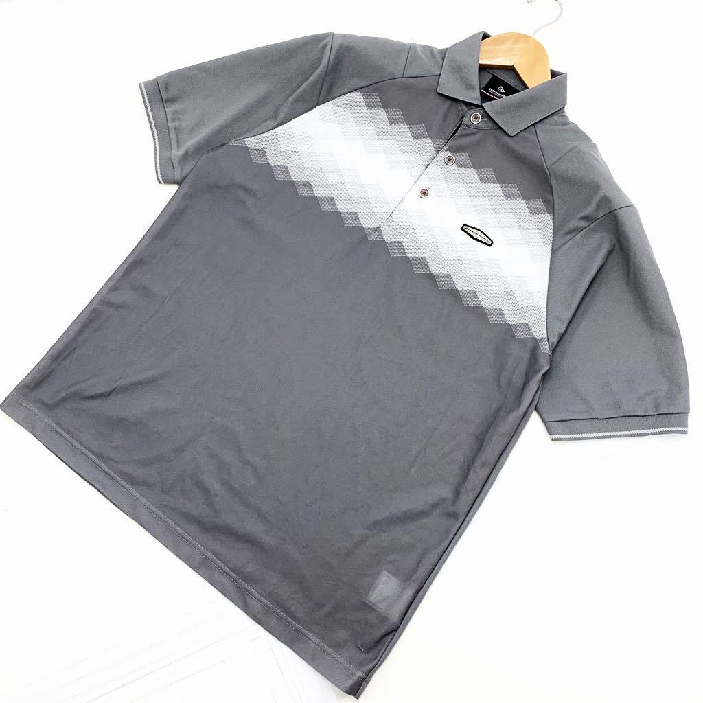 ダンロップ DUNLOP 速乾 半袖 ポロシャツ Lサイズ 【ゴルフなどのスポーツにぴったり♪】【大人カジュアルの着こなしにも】■FE24拍卖