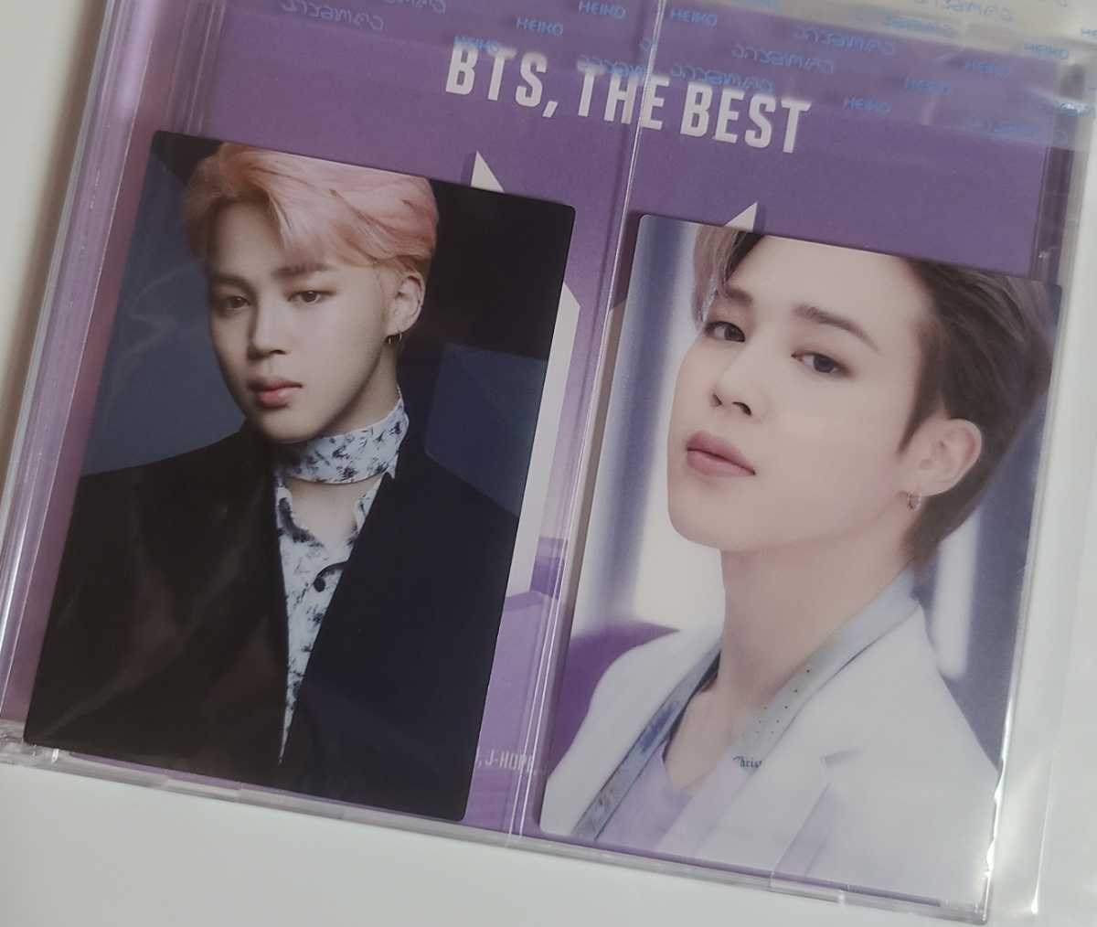 BTS, THE BEST ランダム トレカ のみ 2枚セット JIMIN パク・ジミン トレーディングカード ジミナ バンタン すぐOPP袋保管 防弾少年団 BTS拍卖