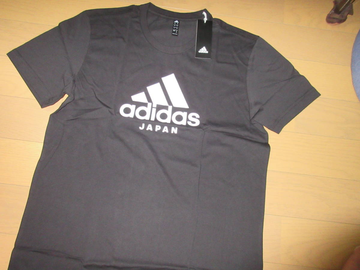 adidas メンズ ビッグサイズ 半袖Tシャツ XO BK/WH 新品 ☆決算セール☆拍卖