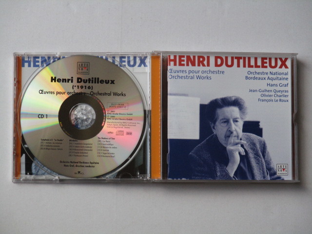 3CD デュティユー 「管弦楽曲集成」 グラーフ指揮 送料230円拍卖