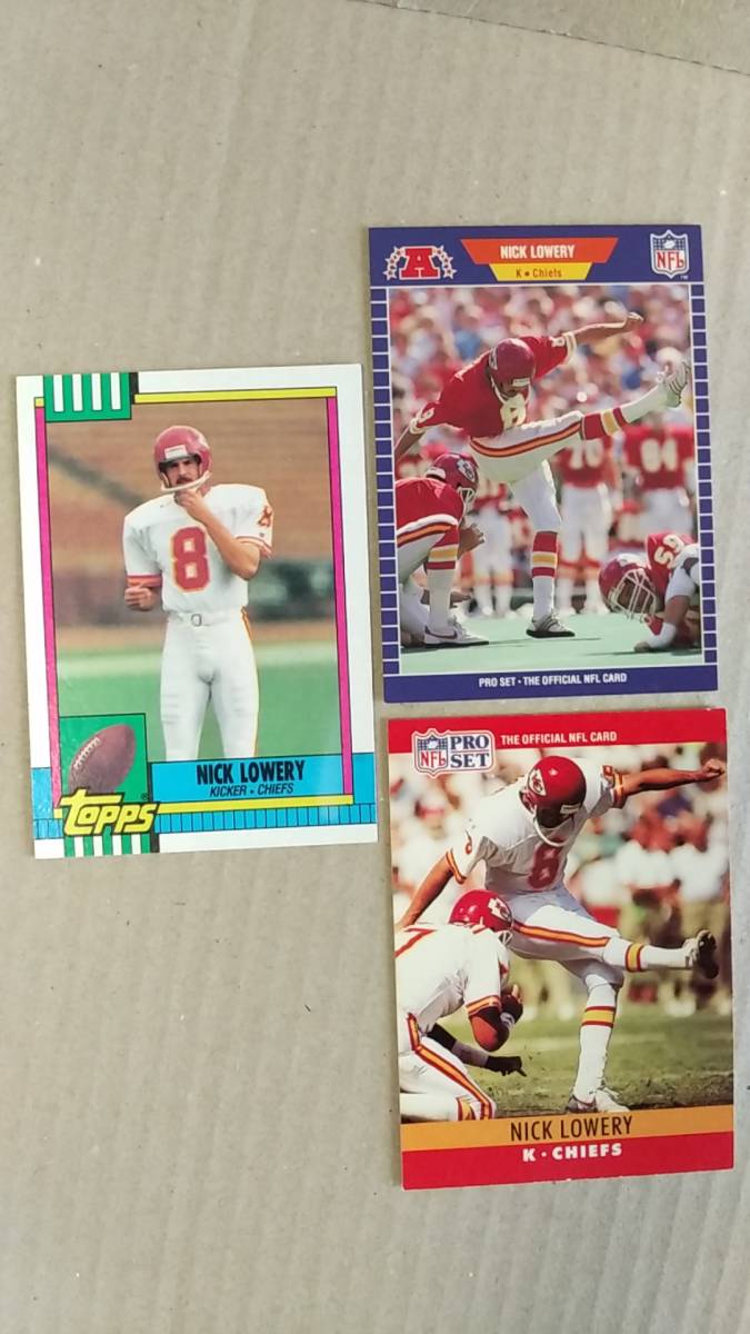 NFLカード NICK LOWERY 色々10種 チーフス K拍卖