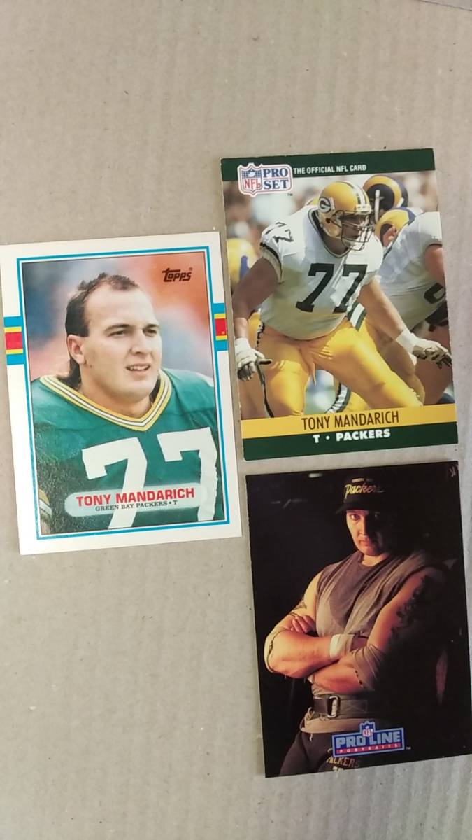 NFLカード TONY MANDARICH / TOPPS 89 RC 他5種 パッカーズ他 OT拍卖