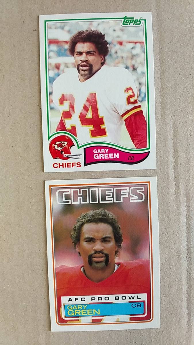 NFLカード GARY GREEN / TOPPS 82,83 チーフス CB拍卖