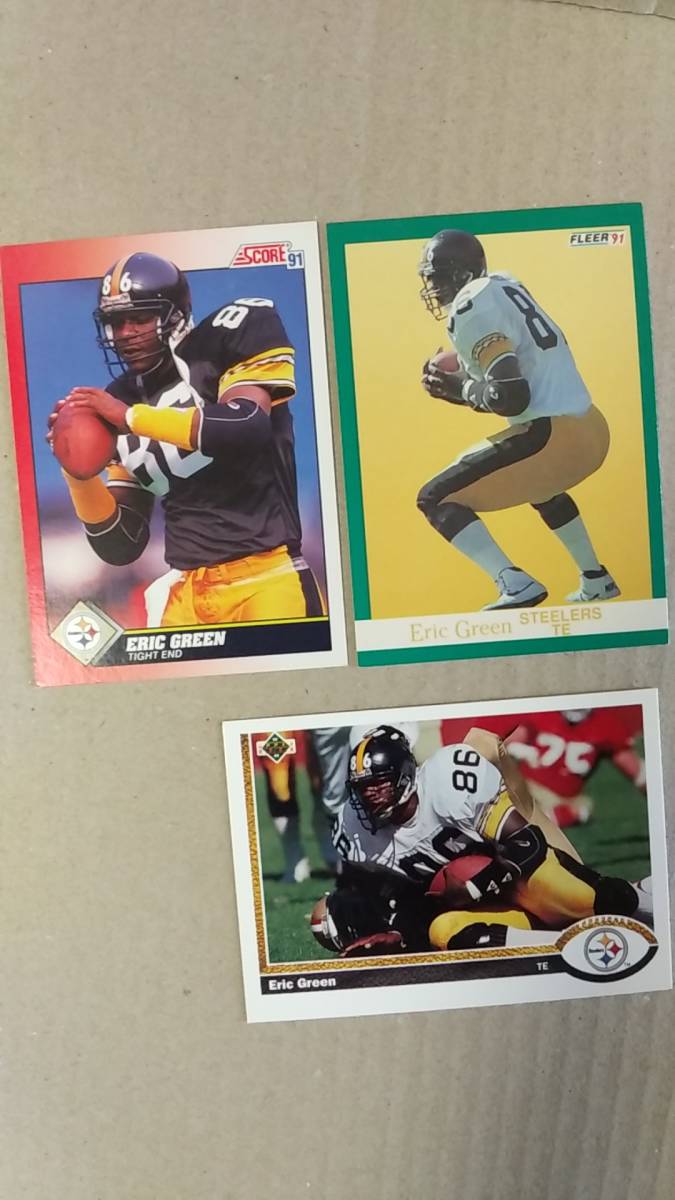 NFLカード ERIC GREEN 色々9種 スティーラーズ他 TE拍卖