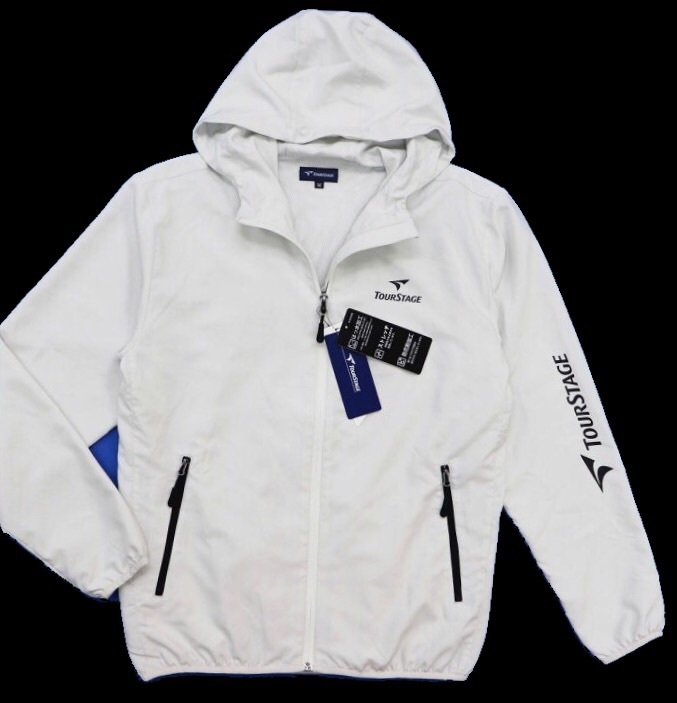 【TOUR STAGE】ツアーステージ GOLF『フード付きジャケット』新品タグ付拍卖