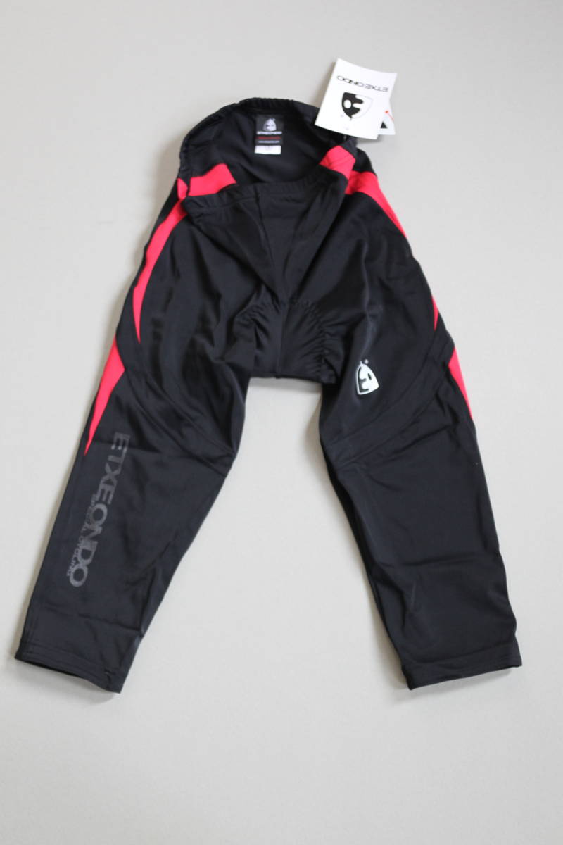 ETXEONDO 春夏レディース 膝下パンツ(ニッカーズ) IRAL ブラック/レッド S拍卖