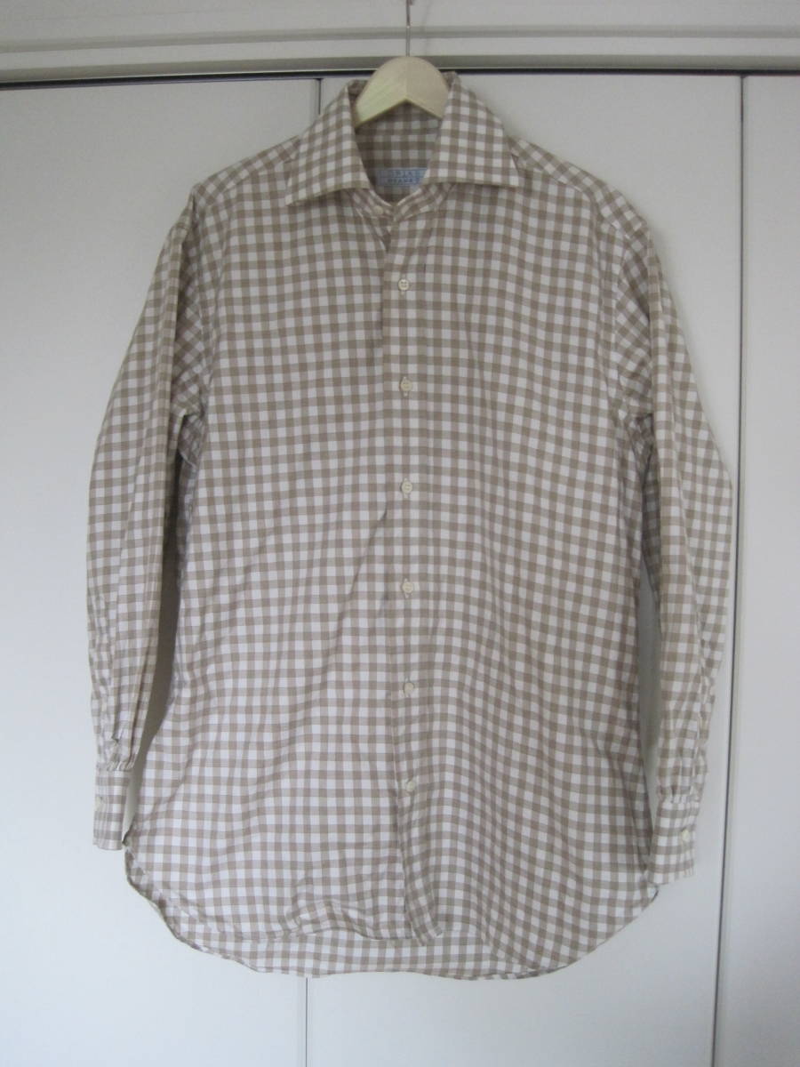 イタリア製 ORIAN per BEAMS F オリアン×ビームスF シャツ 15 1/2 39拍卖