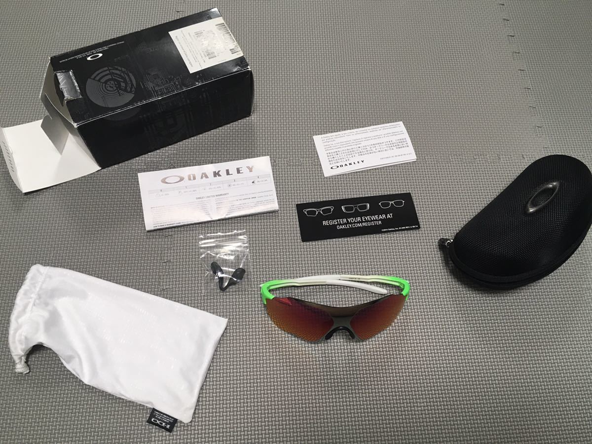 オークリー OAKLEY サングラス EVZERO RANGE EVゼロレンジ GREEN FADE COLLECTION LENS PRIZM FIELD /CHROME IRIDIUM OO9327 0138 932709拍卖