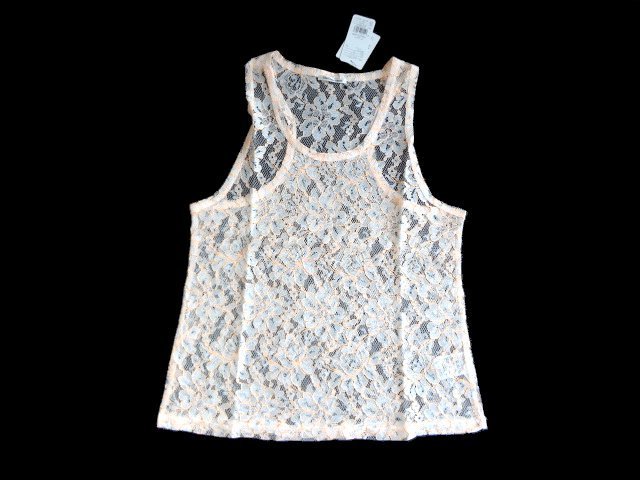 新品 定価8190円 the days tokyo ネオン レース タンクトップ オレンジ 透ける マークスタイラー拍卖