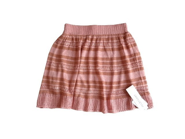 新品 定価9975円 JILLSTUART ジルスチュアート ニット フレア ミニ スカート ピンク拍卖