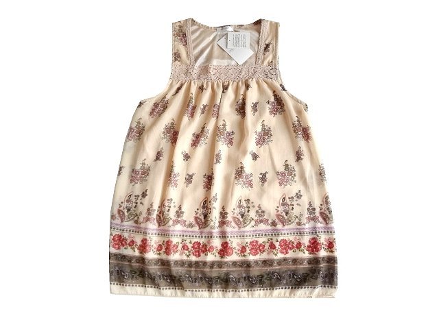 新品 シネマクラブ CINEMA CLUB エスニック花柄 ボタニカル シフォン タンクトップ チュニック ハニーズ拍卖