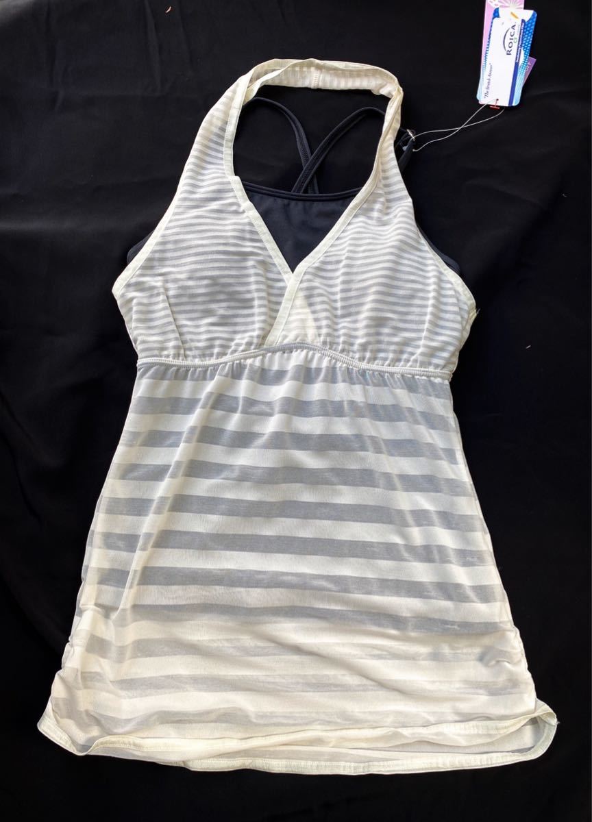 特価sale 新品 チャコット ウエルコンフォー welcomfo★13,090円 DRY&UVケアファブリック ブラトップ付レイヤードトップ 白 黒 S拍卖