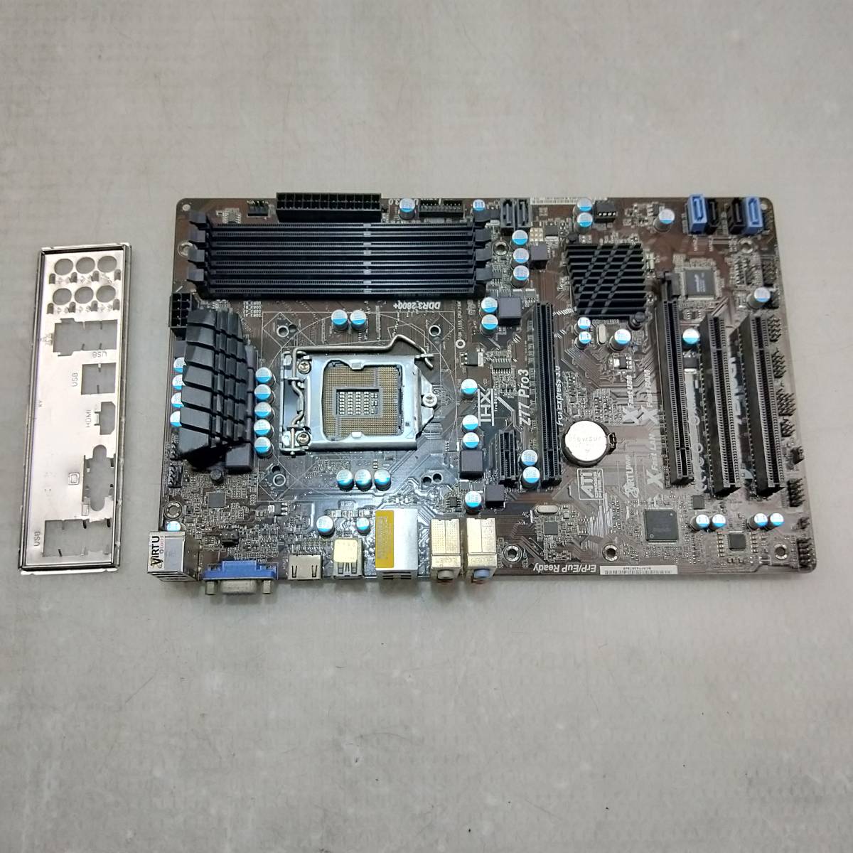 【中古パーツ】BIOS確認のみ、 THX Z77 PRO3マザーボード LGA1155 ■MB545拍卖
