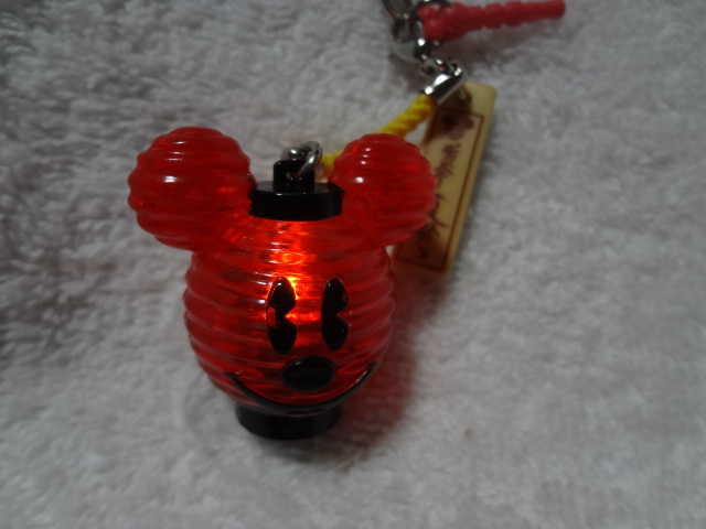 TDL光るストラップ ミッキー提灯拍卖