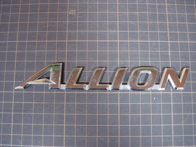 トヨタ 純正 アリオン ALLION 車名 エンブレム 16.5cm×2.5cm 中古 210770拍卖