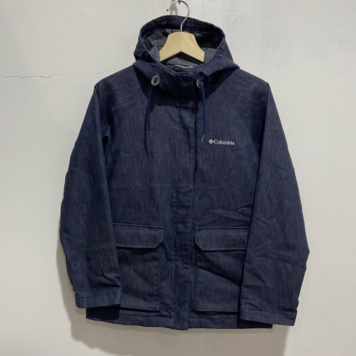 ☆送料無料☆Columbia☆コロンビア☆デニムマウンテンパーカー☆デニム☆レディースM☆アウトドア☆F21拍卖