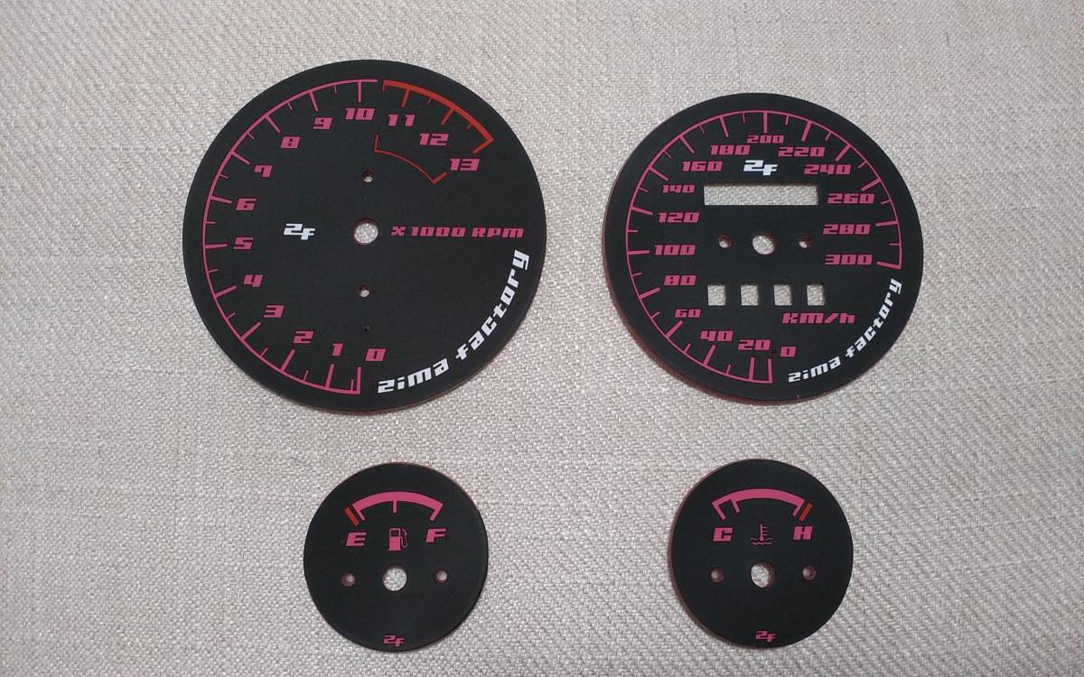 ●在庫処分価格!現品限り!●【GPZ900R】カスタムメータープレート(チェリーピンク)拍卖