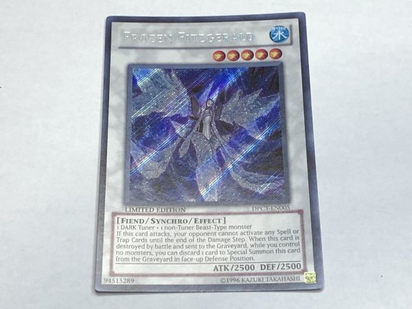 遊戯王 DPCT 氷結のフィッツジェラルド 英語 シークレット拍卖
