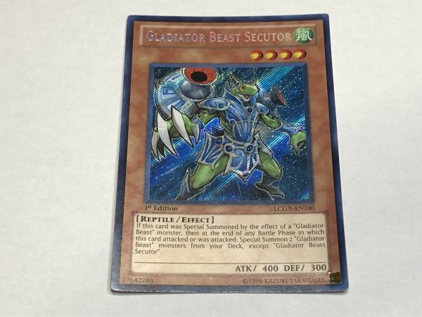 遊戯王 LCGX 剣闘獣セクトル 英語 1st シークレット拍卖