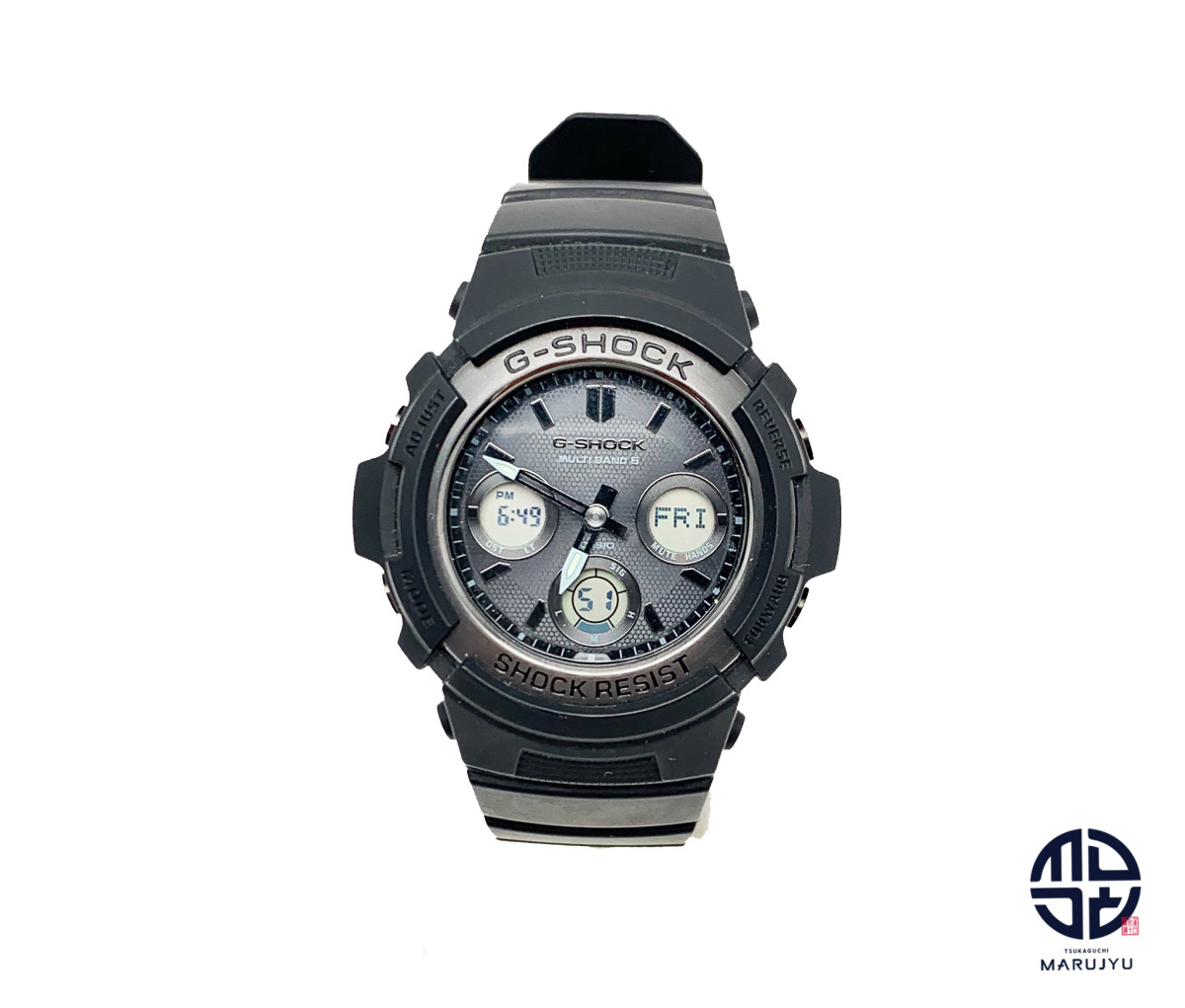 CASIO カシオ G-SHOCK Gショック AWG-M100SBB メンズ 腕時計 デジタル タフソーラー 電波ソーラー拍卖