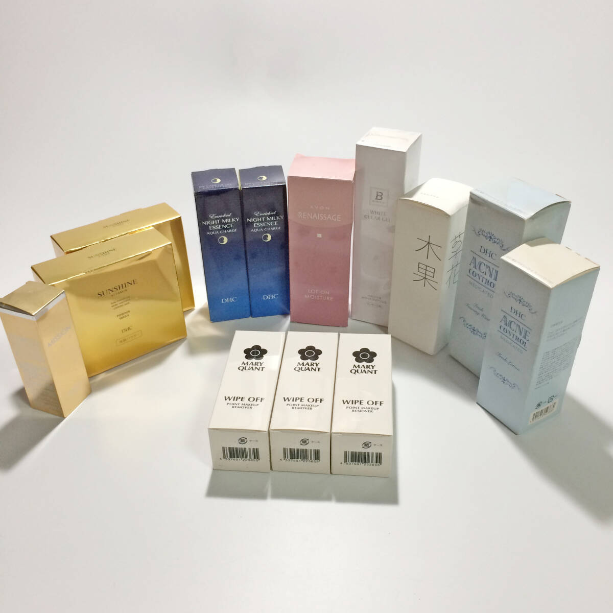 【未使用保管品】DHC マリークヮント エイボン 草花木果 等 スキンケア コスメ 13点 まとめ売り セット 美容液 洗顔 化粧水拍卖