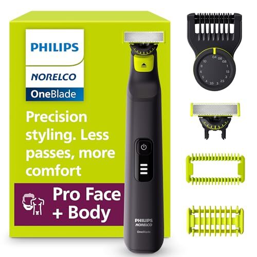 フィリップス Norelco OneBlade Pro 360 フェイス+ボディ 電気シェーバー ひげトリマー ボディグル...♪拍卖