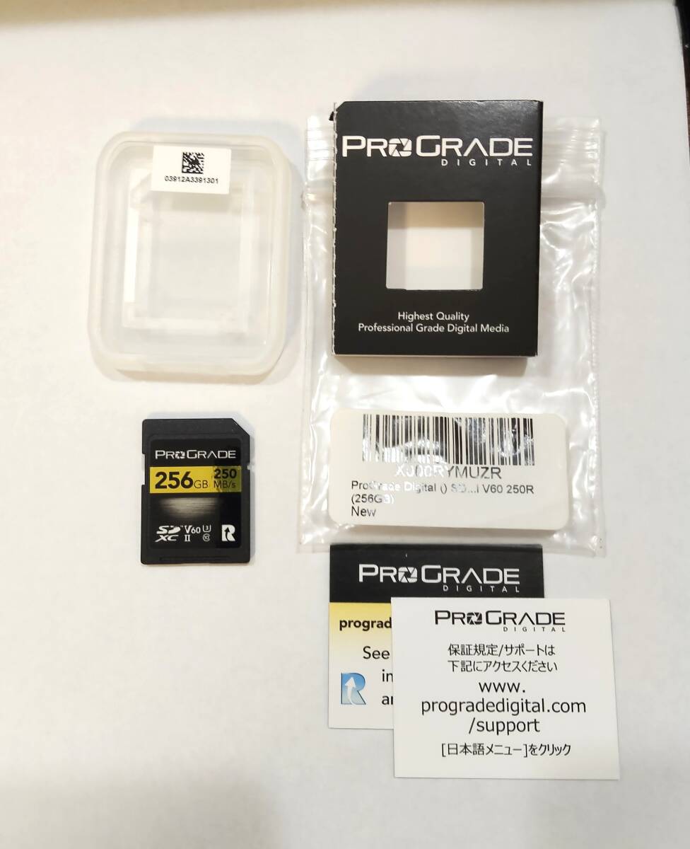【Used】ProGrade Digital SDXC UHS-II V60 GOLD 250R メモリーカード (256GB)【AmazonのProGrade Digital公式ストア 正規品】拍卖