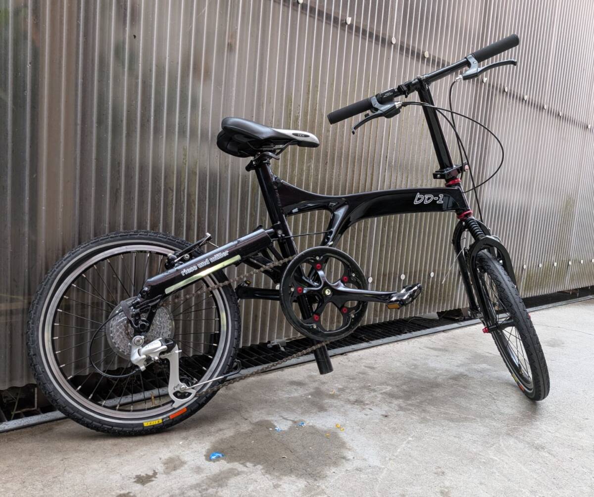 15504-043★Riese und Mller ライズ&ミューラー BD-1 bd-1 ブラック 18インチ SBAA 折りたたみ自転車 ミニベロ 走行動作良好★拍卖