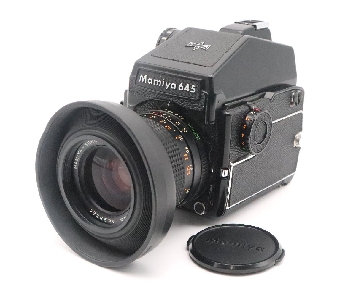 【ト埼】Mamiya マミヤ M645 1000S 中判 フィルムカメラ C 1:2.8 f=55mm 動作未確認 JO040JAA0G拍卖