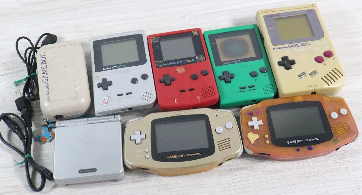 【ト足】任天堂 Nintendo ゲームボーイ まとめ カラー ライト ポケット アドバンス GBA GBASP 携帯ゲーム機 本体 レトロ CDZ00CMM4N拍卖