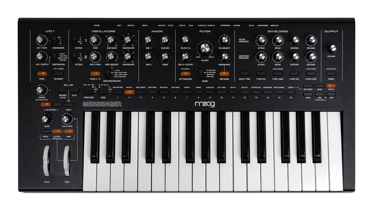 即決◆新品◆送料無料moog Messenger モーグ ムーグ モノフォニック アナログ キーボード シンセサイザー拍卖