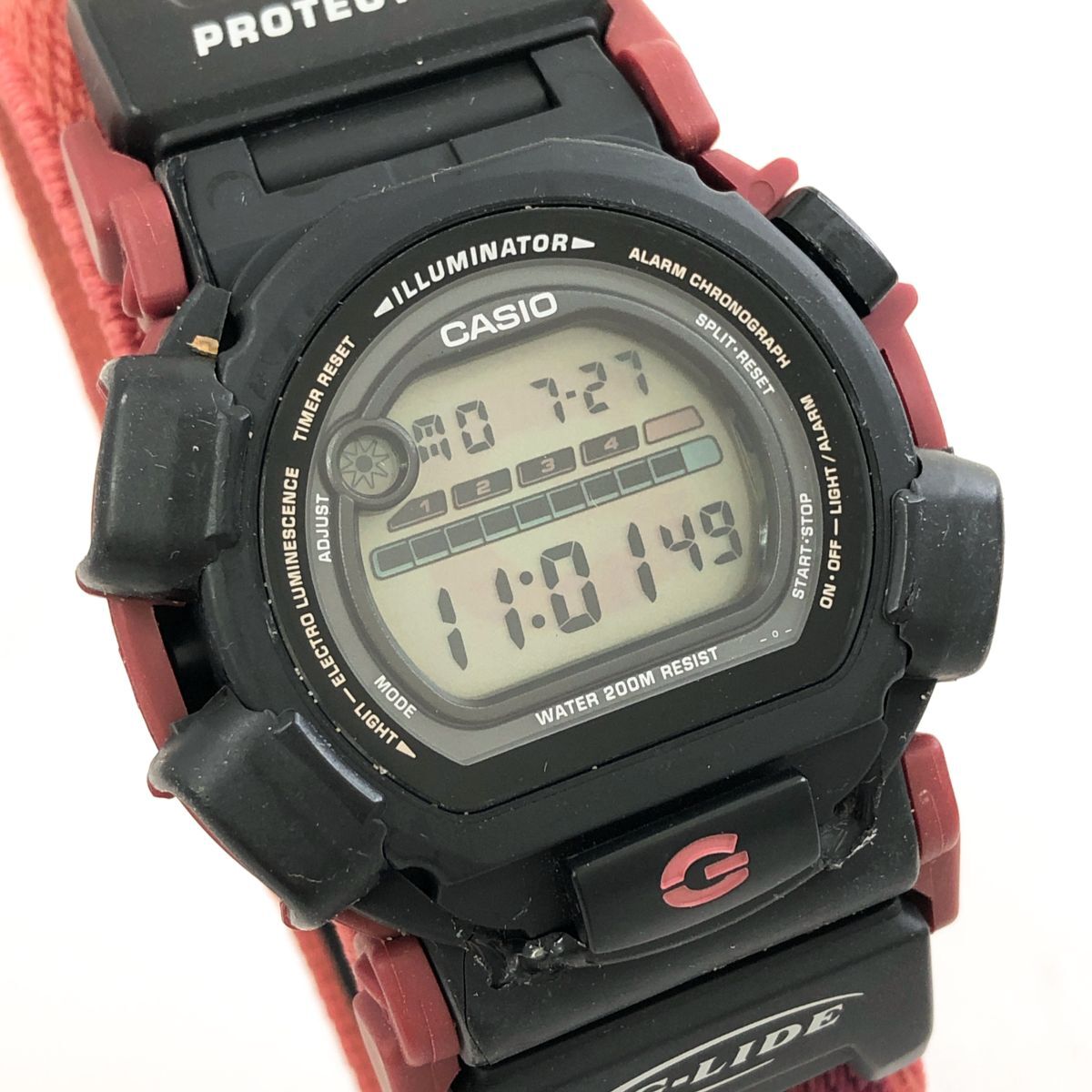 CASIO カシオ G-SHOCK ジーショック G-LIDE ジーライド DW-003 腕時計 デジタル クオーツ 多機能 カレンダー 新品電池交換済み 動作確認済拍卖