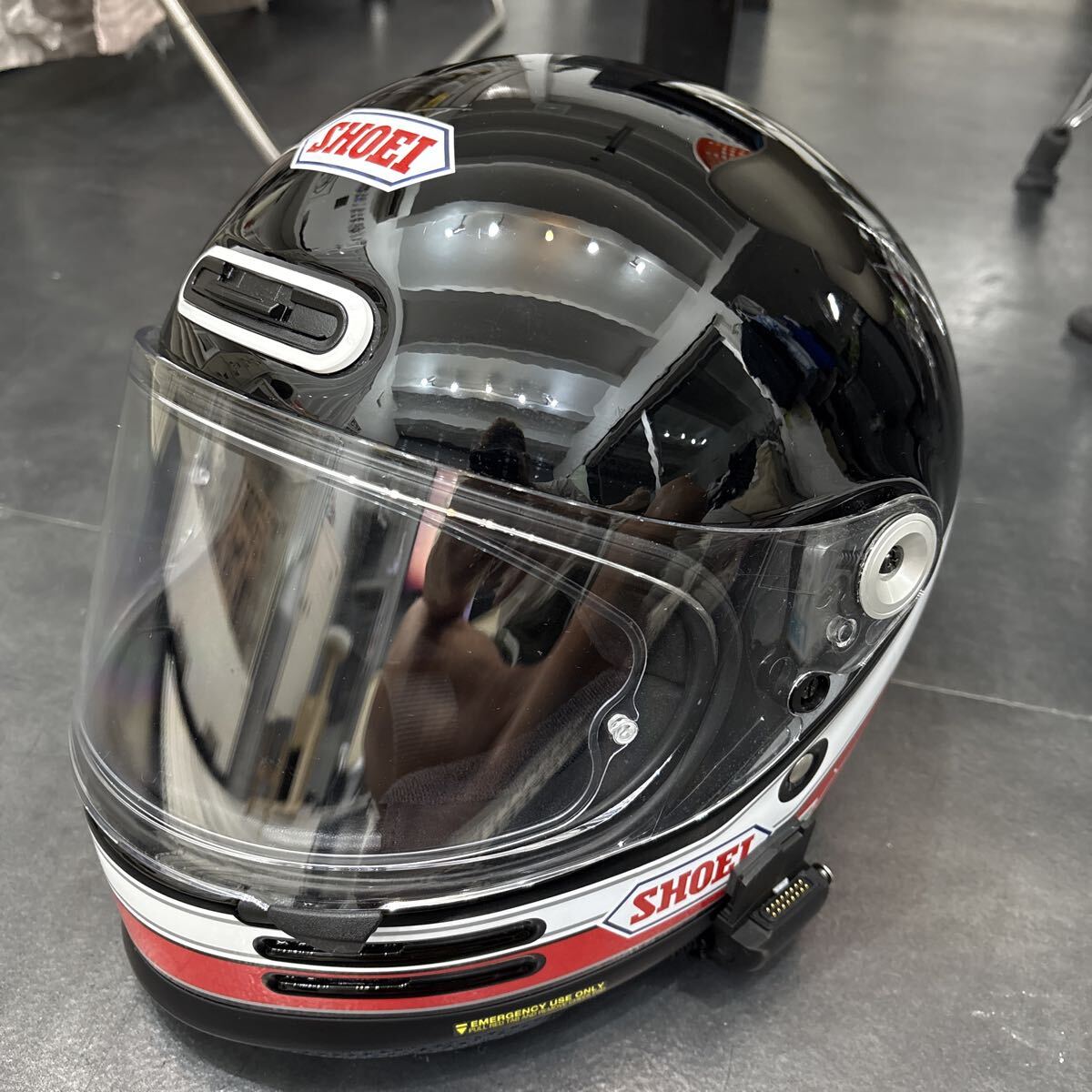 美品!2024年製 SHOEIショウエイ グラムスターtc-1(Glamster) ABIDINGアバイディング サイズXL ハーマンカードン付き拍卖