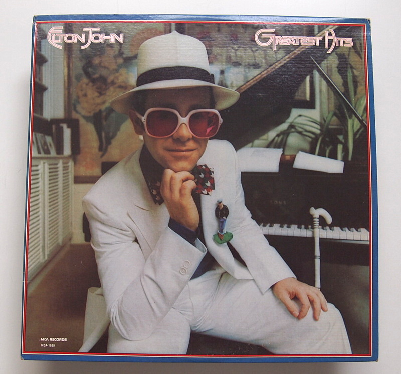 ●ELTON JOHN Greatest Hits エルトン・ジョン グレイテスト・ヒッツ レコード MCA 1689拍卖