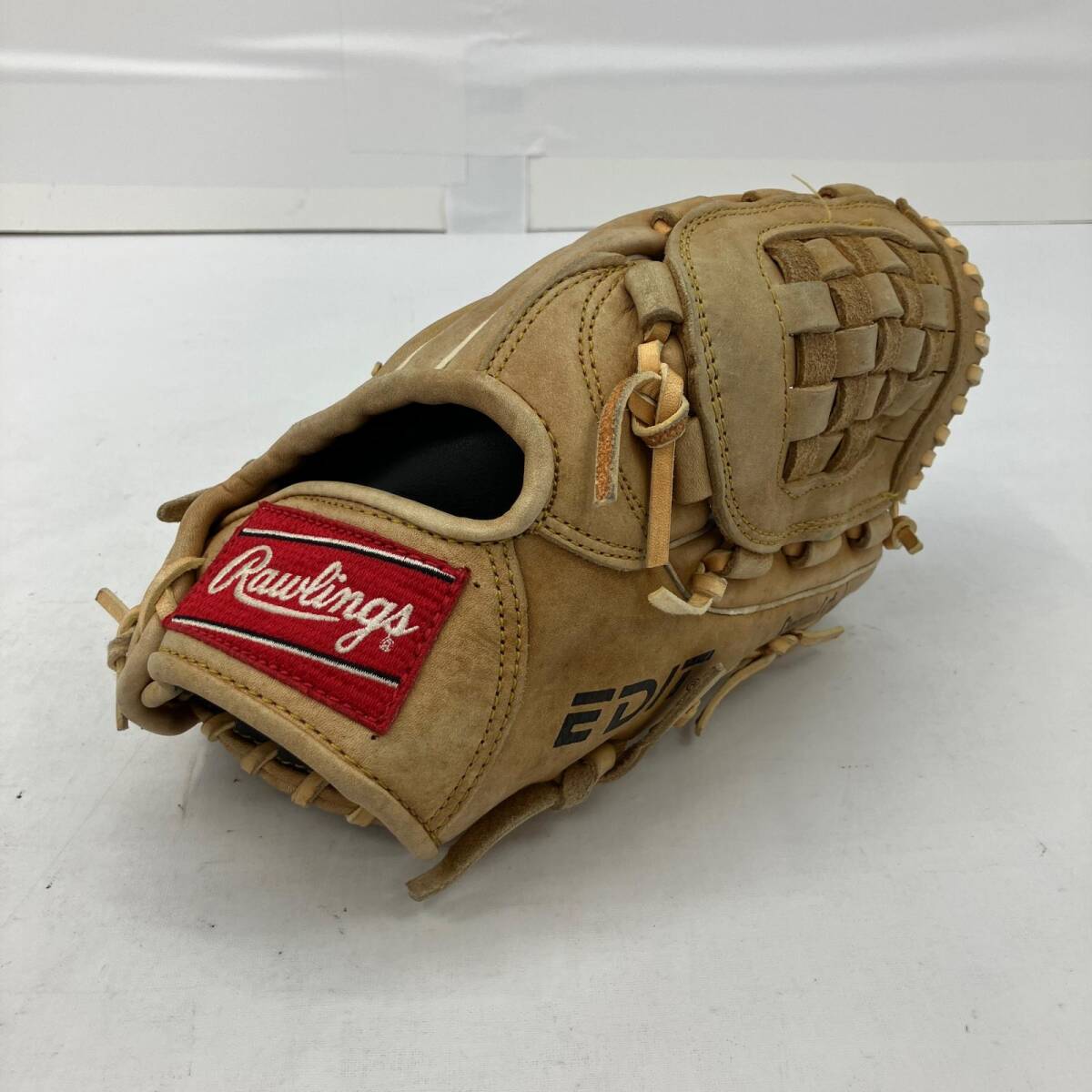 △ ローリングス Rawlings 野球 グローブ グラブ 軟式 一般 キャメル 11.5インチ 右投げ オールラウンド バスケットウェブ 内野 投手 中古拍卖
