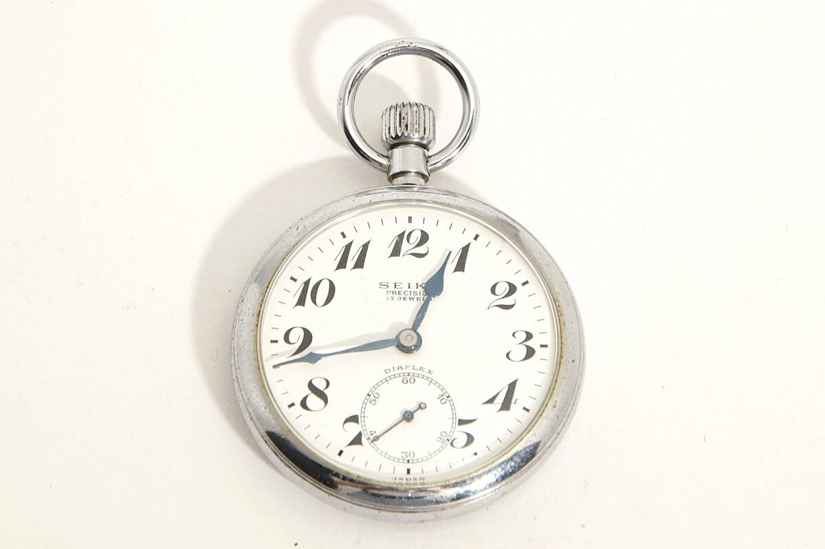L31 稼働 SEIKO 鉄道時計 懐中時計 昭40 中支1050 国鉄 USED品 セイコー 15石 手巻き 機械式 希少 レトロ プレシジョン コレクション拍卖