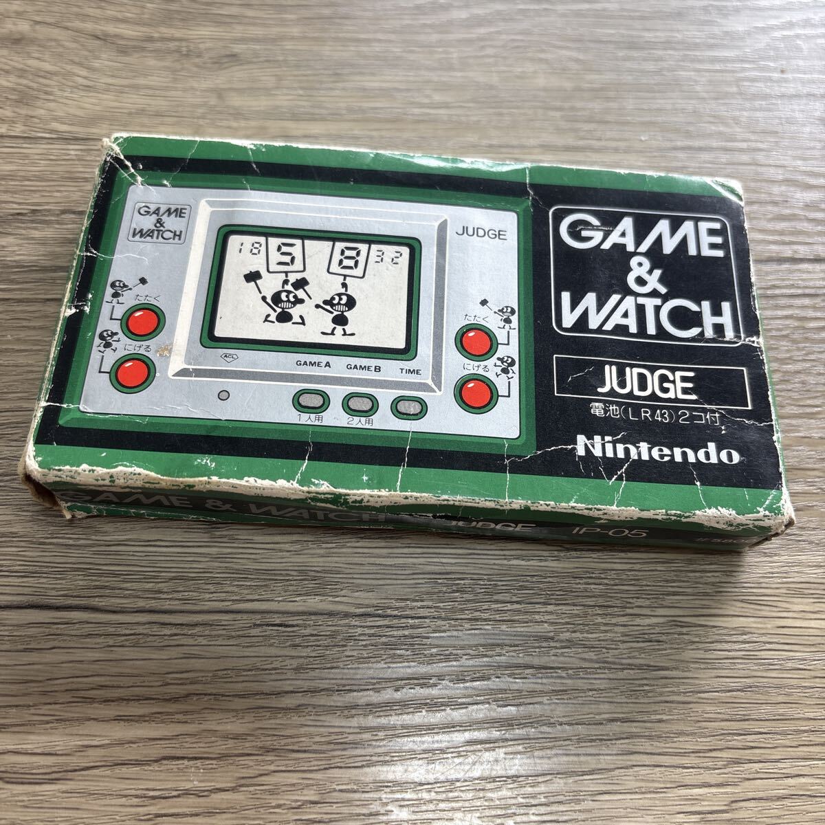 任天堂 ゲーム&ウォッチ ジャッジ JUDGE IP-05 グリーン 箱説付き拍卖