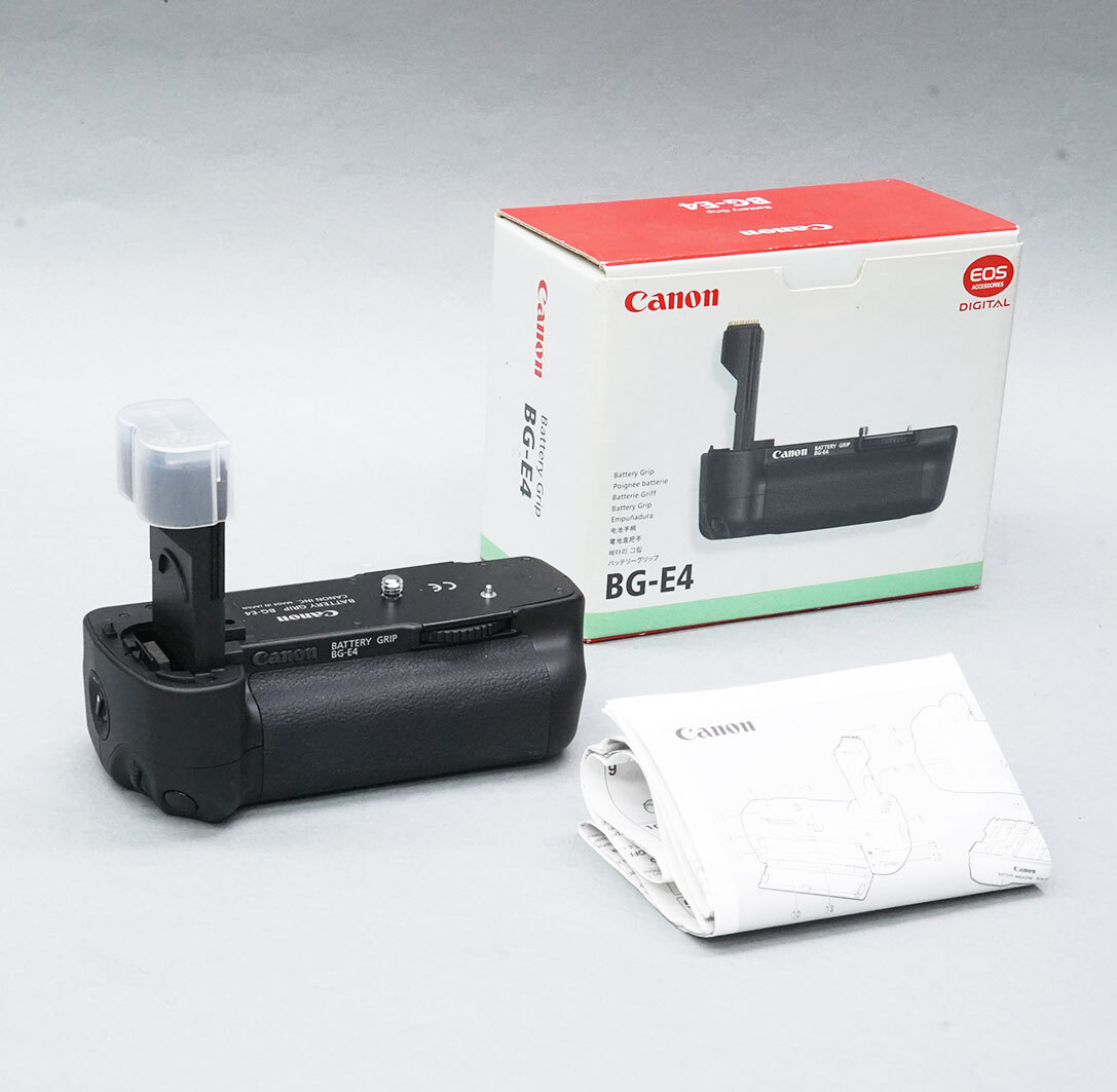 【12】CANON Battery Grip BG-E4 バッテリーグリップ BG-E4拍卖