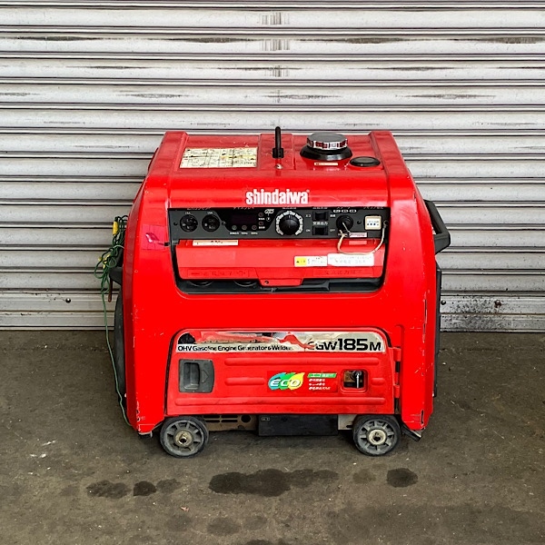 新ダイワ/やまびこ 3.5kVA 防音型エンジン発電機兼用溶接機 EGW185M-I 単相100V 50/60Hz ●124591拍卖
