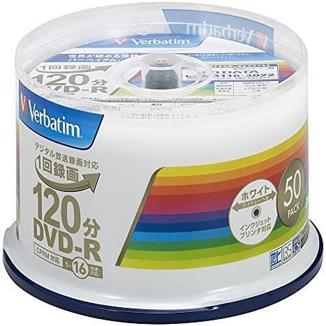 サイズ: 50枚 バーベイタムジャパン(Verbatim Japan) 1回録画用 DVD-R CPRM 120分 50枚 ホワイトプリンタブル 片面1層 1-16倍速 VHR12JP50V拍卖