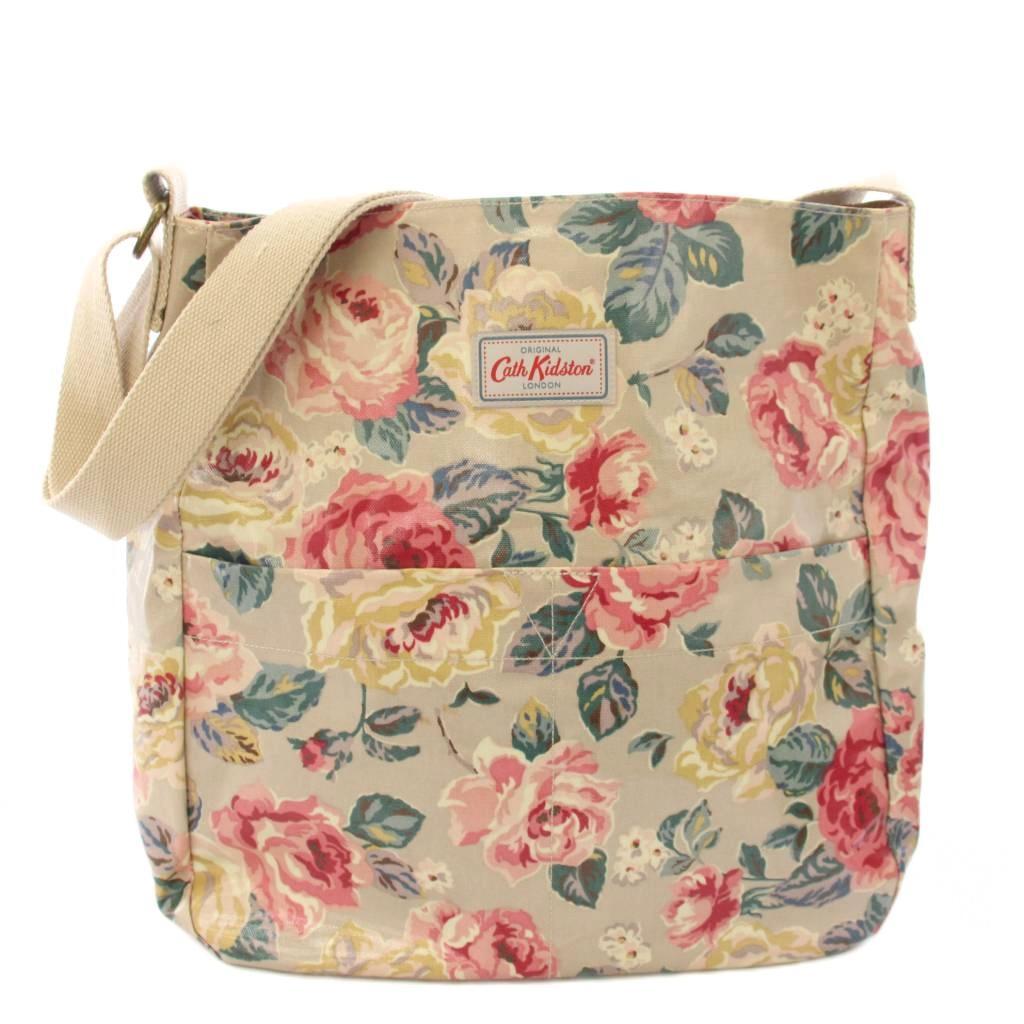 キャスキッドソン Cath Kidston ショルダーバッグ バラ柄 花柄 ベージュ /TK 26 レディース拍卖