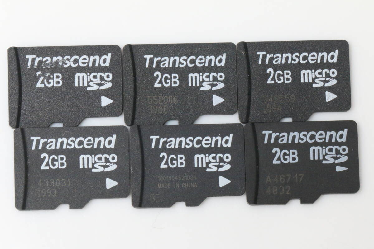 2GB microSDカード Transcend ●6枚セット● (66)拍卖