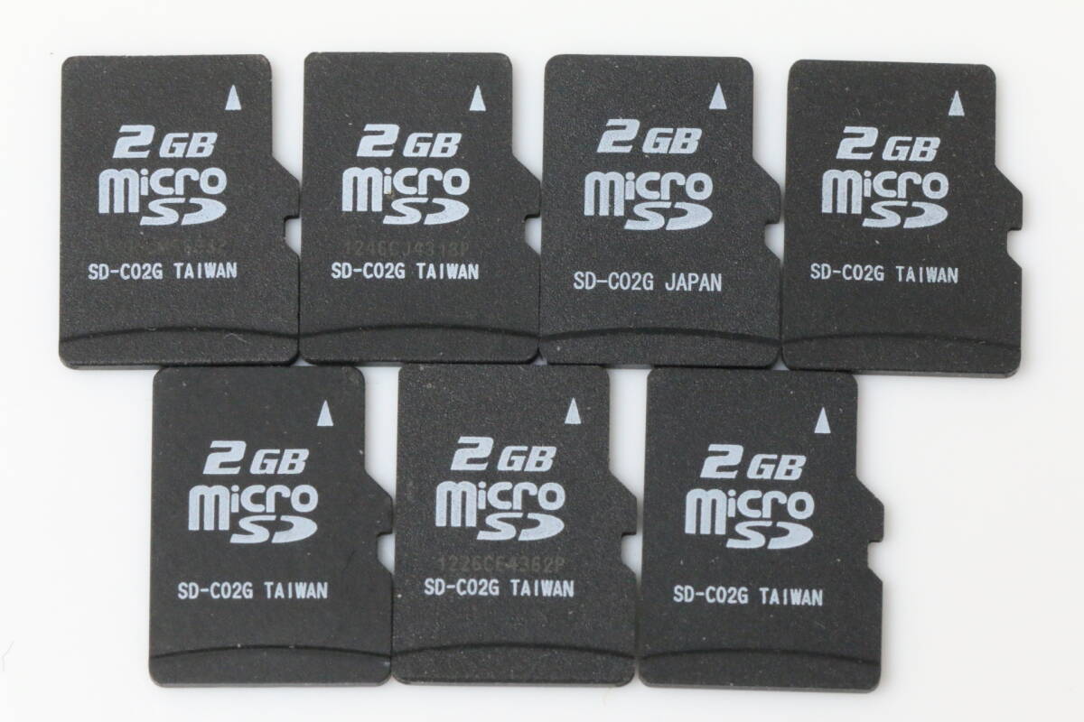 2GB microSDカード SD-C02G ●7枚セット● (68)拍卖