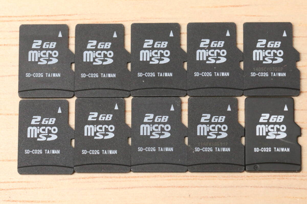 2GB microSDカード SD-C02G ●10枚セット● (10)拍卖
