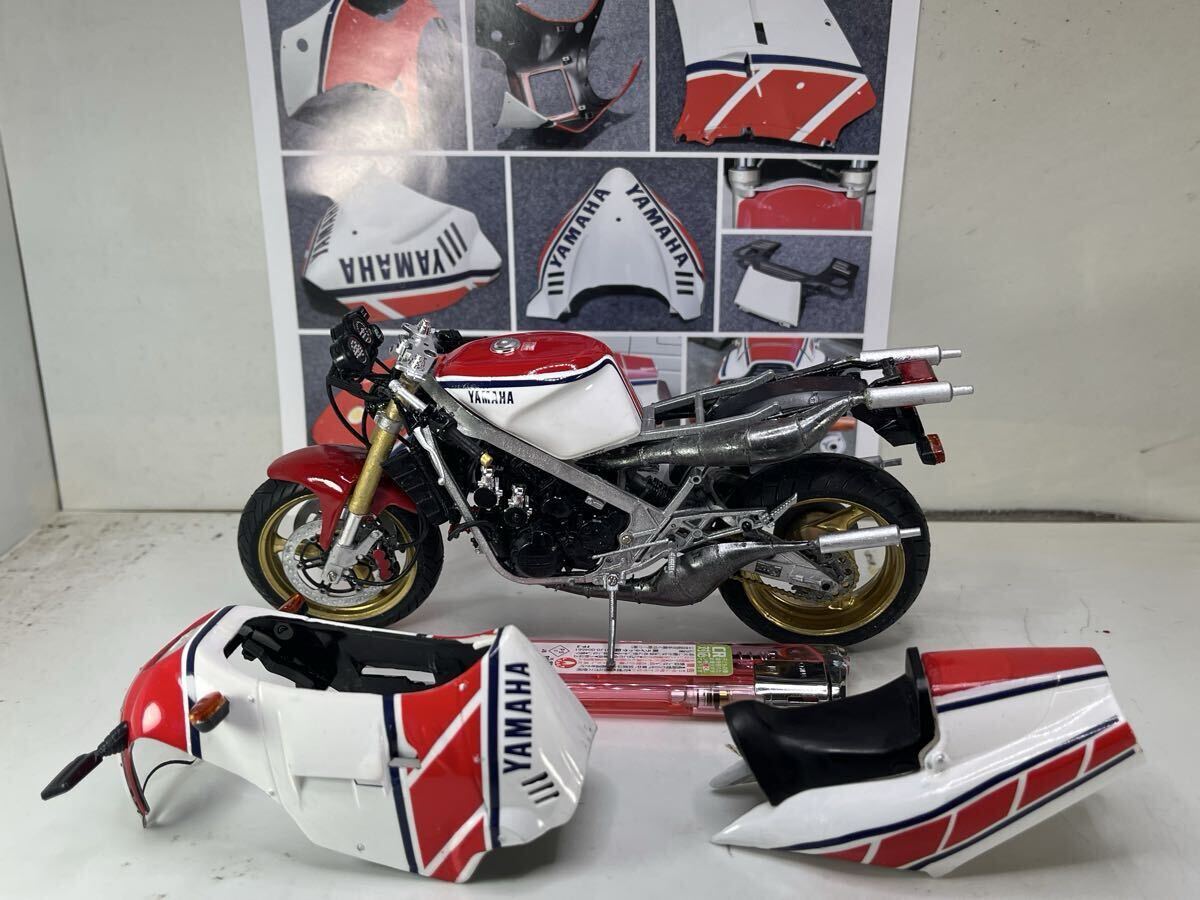 ☆1/12プラモデル☆タミヤ☆RZV500R☆「フルチューンドカスタム」☆塗装済み完成品☆送料無料☆拍卖