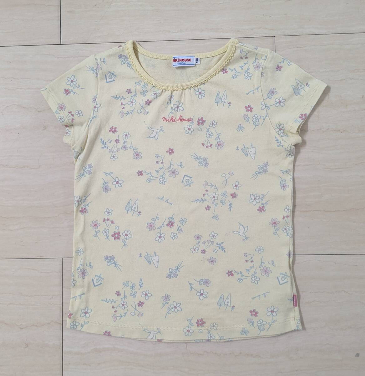 着用少 ミキハウス 半袖Tシャツ サイズ110拍卖