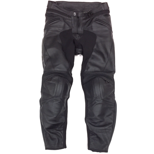 1円 ダイネーゼ サイズ 46 1553686 PONY C2 LEATHER PANTS レザーパンツ バイクウェア メンズ ブラック DAINESE拍卖