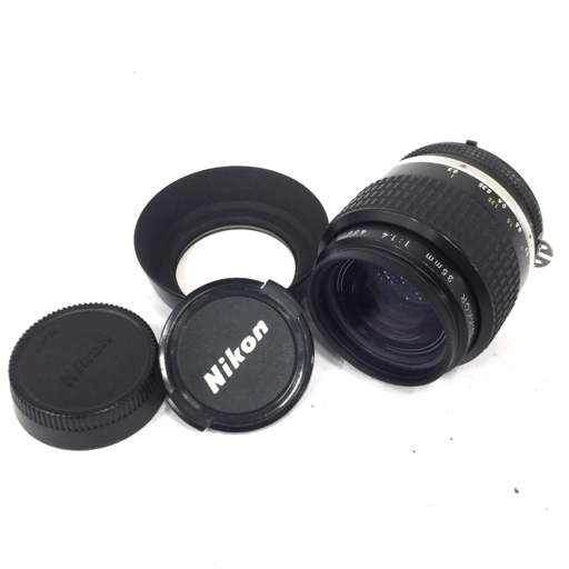1円 Nikon NIKKOR 35mm 1:1.4 一眼 マニュアルフォーカス カメラ レンズ 光学機器 ニコン C152213拍卖