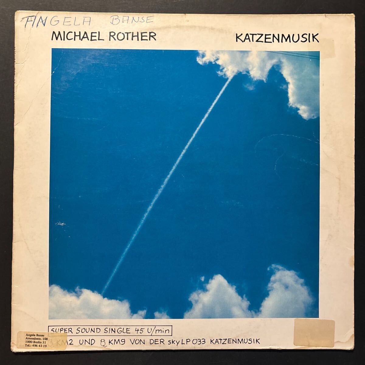 独sky【45回転12インチEP / ドイツ盤】Michael Rother Katzenmusik * Harmonia Kraftwerk Neu!関連拍卖